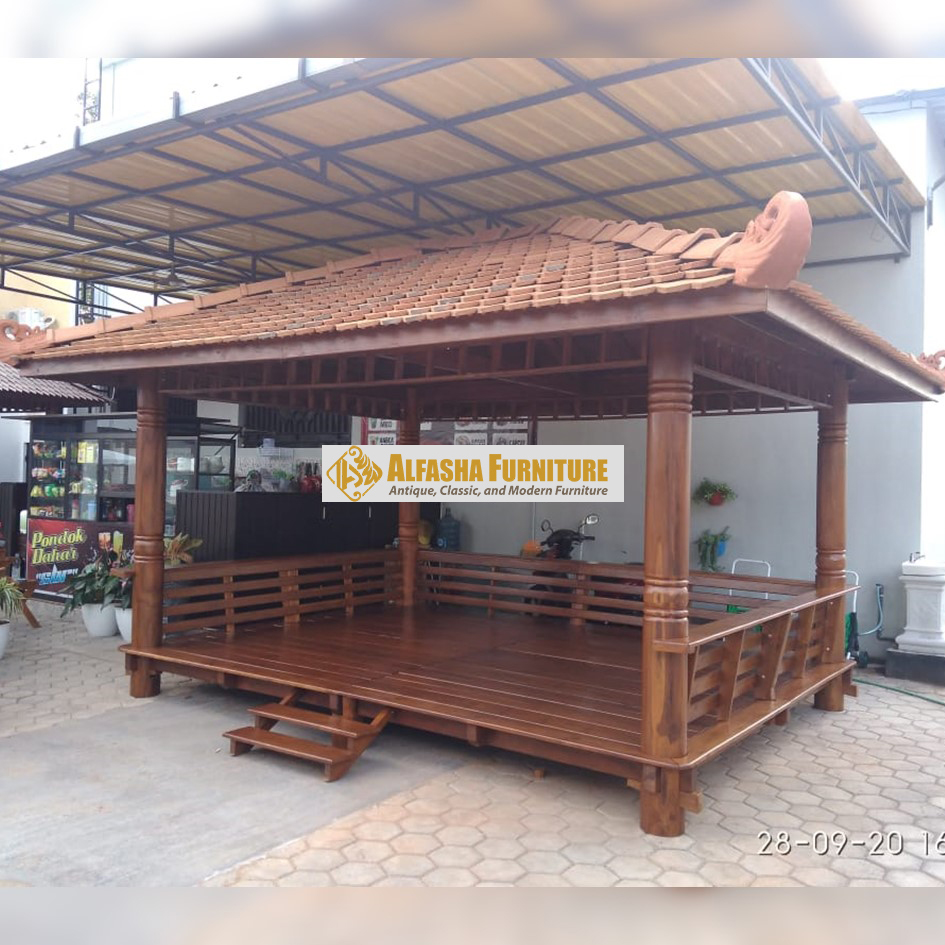 Kontraktor Pembuatan Gazebo Kayu Maluku PROMO BESAR