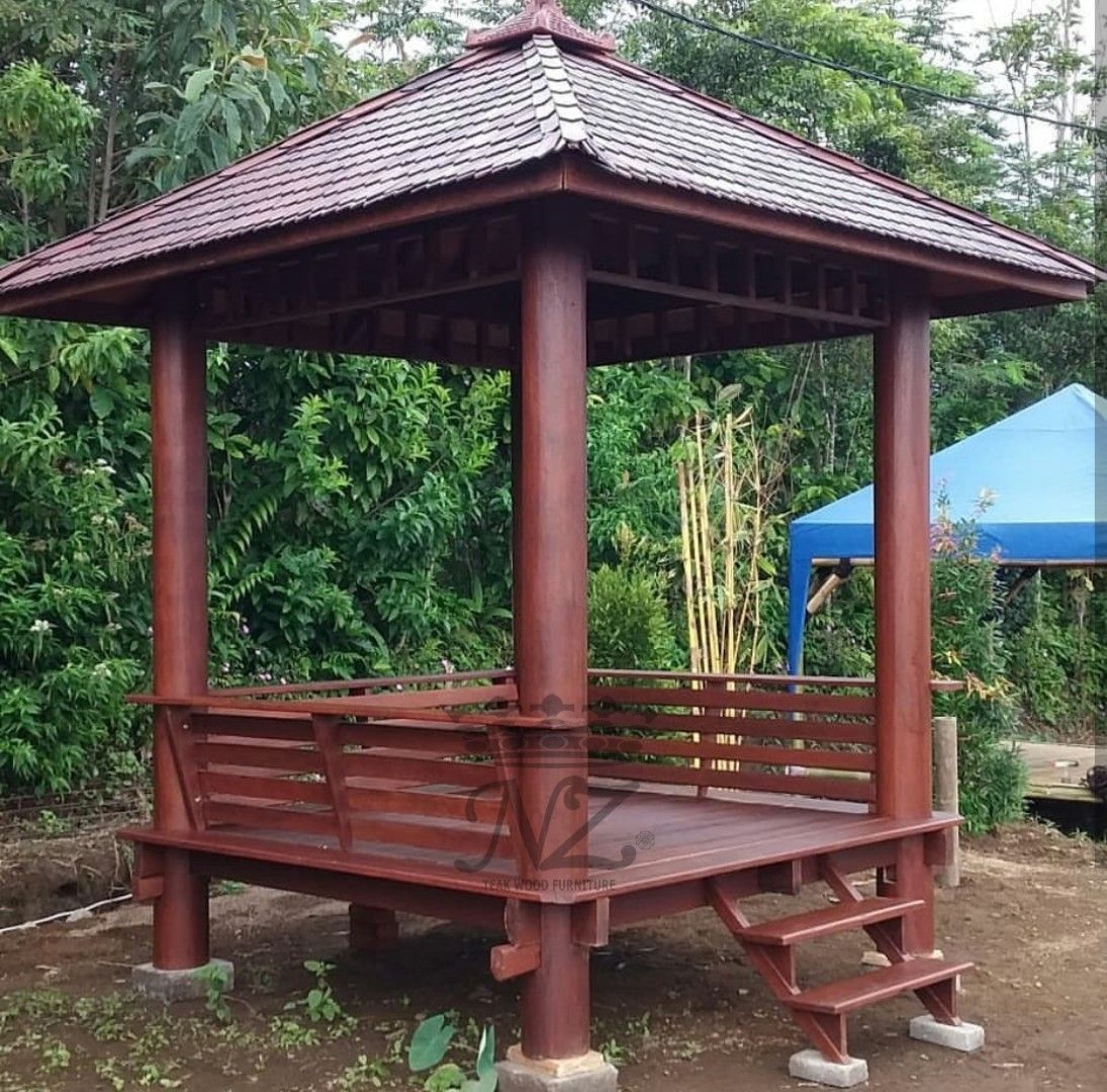 Jasa Pembuatan Gazebo Kayu Kabupaten Rokan Hulu TERMURAH