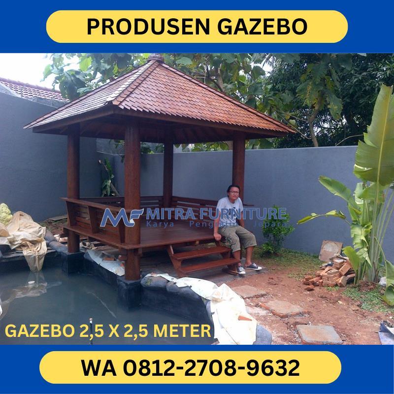 Harga Pembuatan Gazebo Kayu Kabupaten Kepulauan Meranti TERMURAH