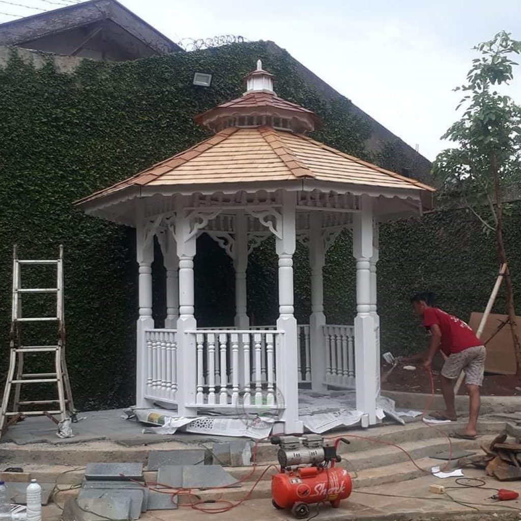 Harga Pembuatan Gazebo Kayu Kalimantan Barat PROMO BESAR